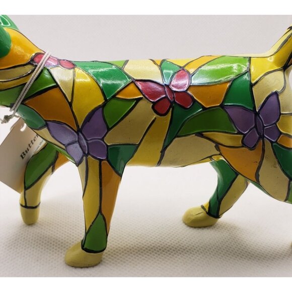 Limited Edition Tiffany Cat Butterfly Hamilton Collection Figure w/ Tag - Picture 12 of 13